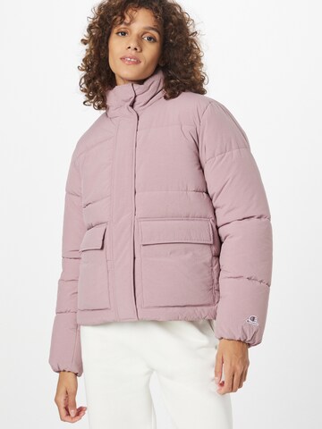 Champion Authentic Athletic Apparel Winter jacket in Pink: front