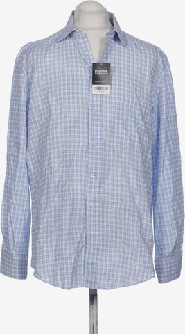 Ermenegildo Zegna Button Up Shirt in XL in Blue: front