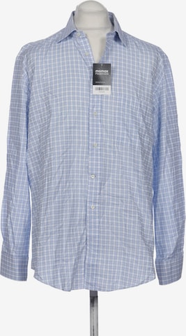 Ermenegildo Zegna Button Up Shirt in XL in Blue: front