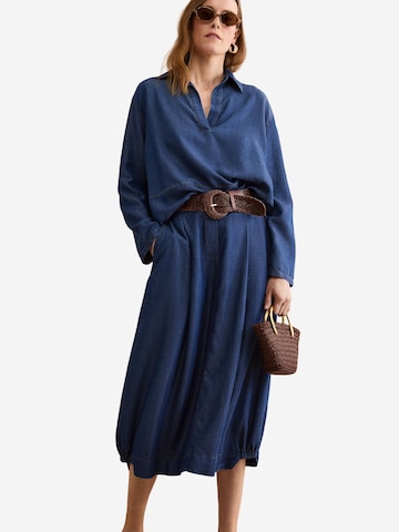 Il Lanificio Skirt in Blue: front