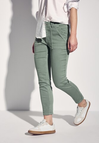 STREET ONE Skinny Jeans in Grün: Vorderseite