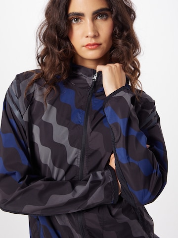 ADIDAS SPORTSWEAR Training Jacket 'Marimekko Run Icons 3-Stripes ' in Black