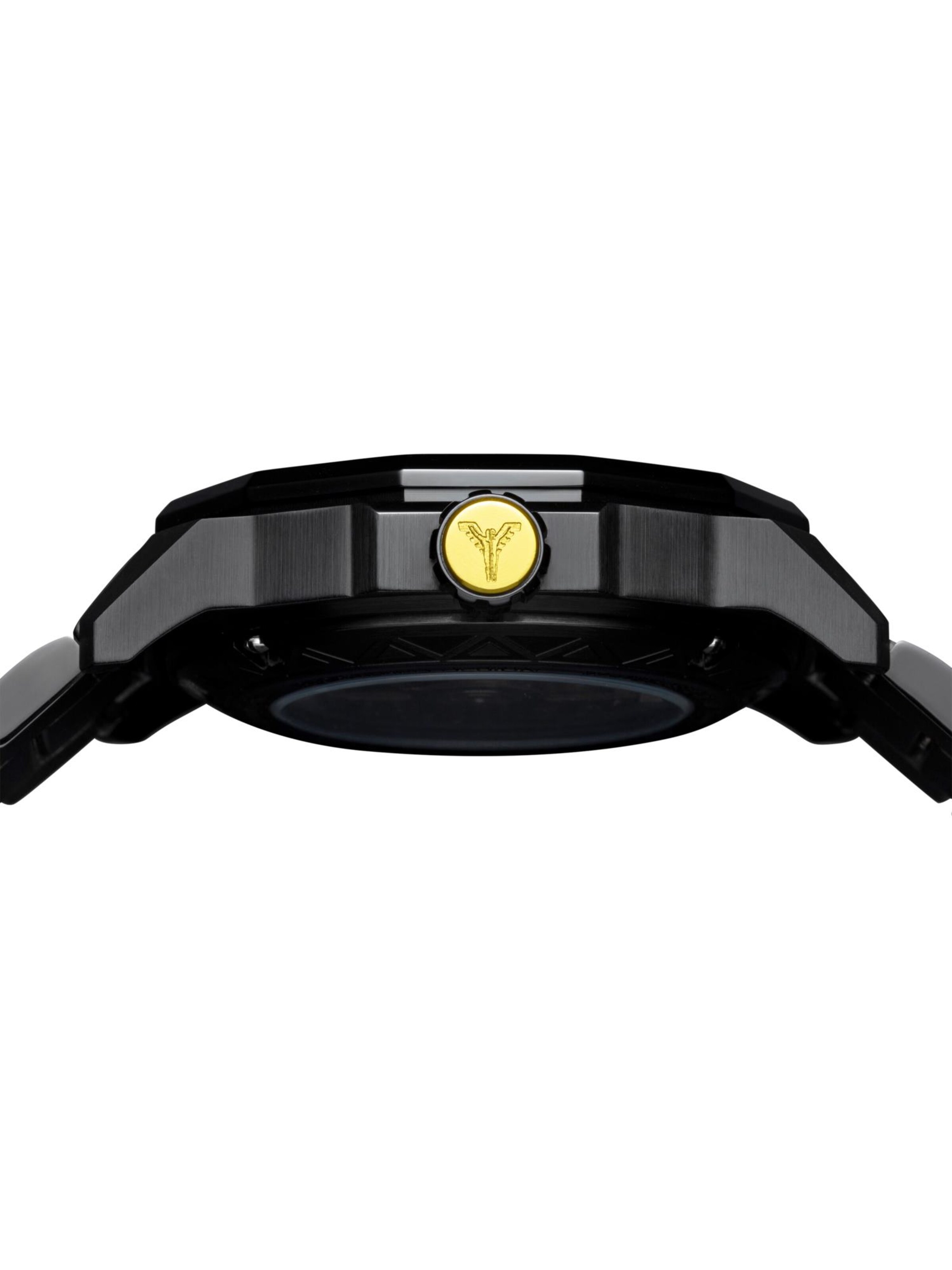 Carlo Colucci Analoog horloge ' Dorigati ' in Zwart