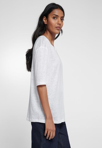 St. Emile 3/4-Arm Shirt Linen in Weiß