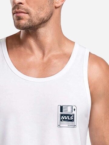 Neverless Shirt 'Digital Archaeology' in White