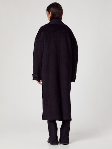 ABOUT YOU x MOGLI Between-Seasons Coat 'Willow' in Black