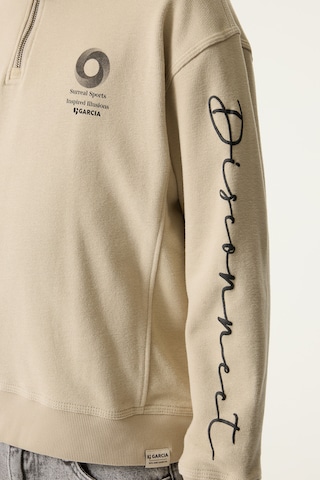 GARCIA Sweatshirt i beige