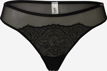 Tanga 'Chloe' de la Lindex pe negru: față