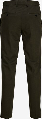 JACK & JONES Slimfit Bundfaltenhose in Schwarz