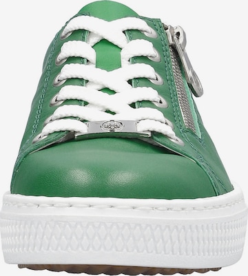 Sneaker bassa di Rieker in verde