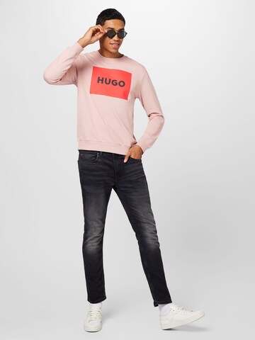 HUGO Sweatshirt 'Duragol222' in Pink