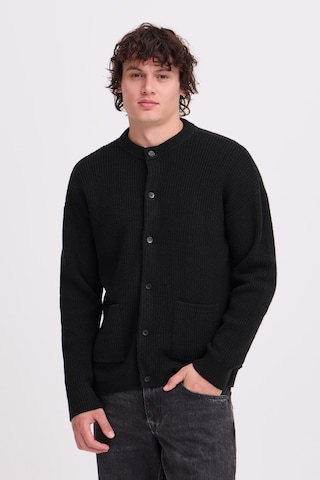 BLEND Knit Cardigan 'BHBOS' in Black: front