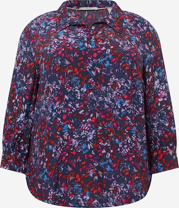 Esprit Curves Blouse in Blue: front