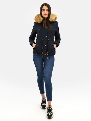 NAVAHOO Winterparka 'Pearl' in Blauw