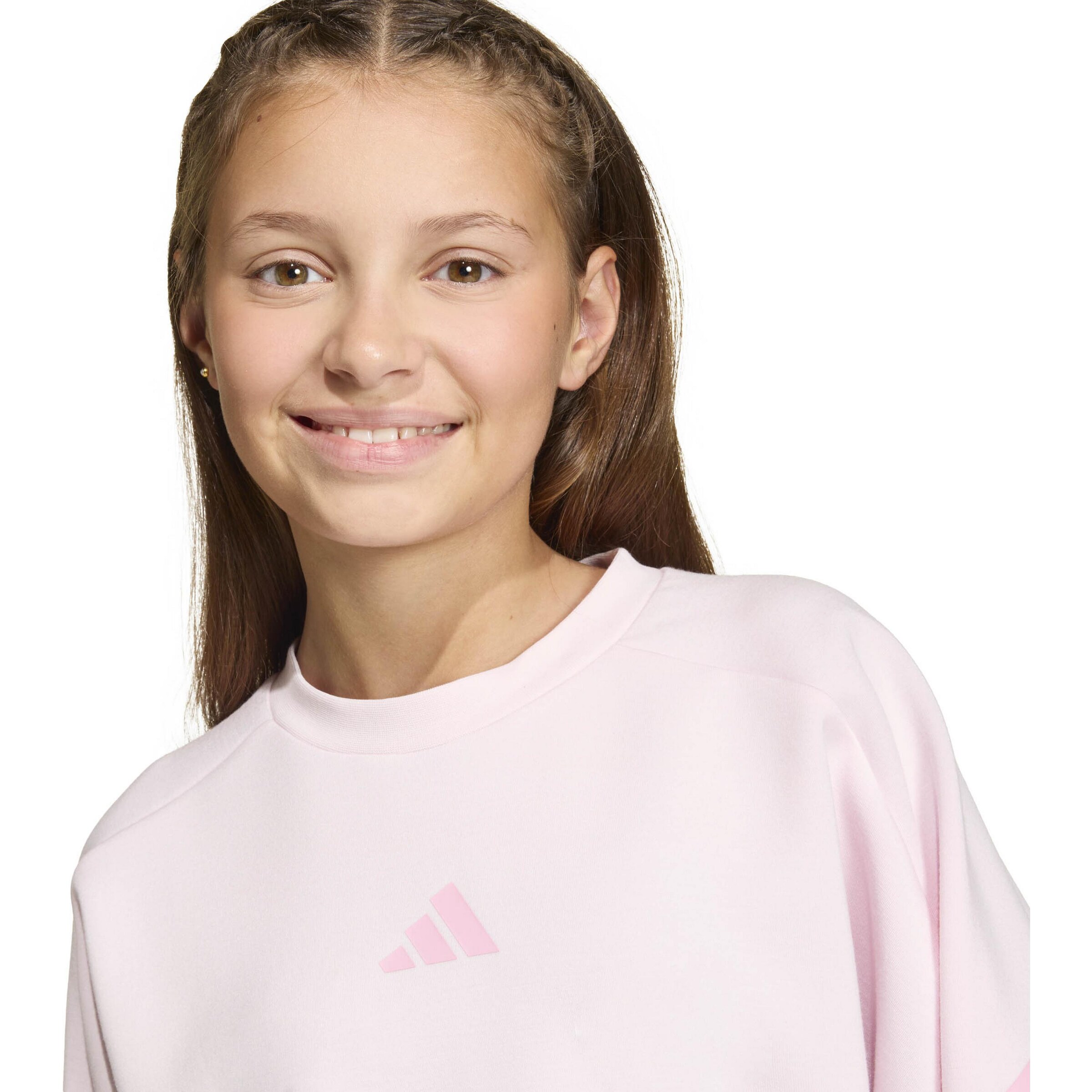 ADIDAS SPORTSWEAR Αθλητική μπλούζα φούτερ σε ροζ