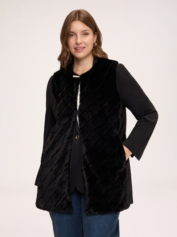 Gilet Fiorella Rubino en noir