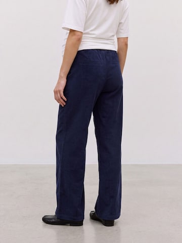 Wide Leg Pantalon 'MLSally' MAMALICIOUS en bleu