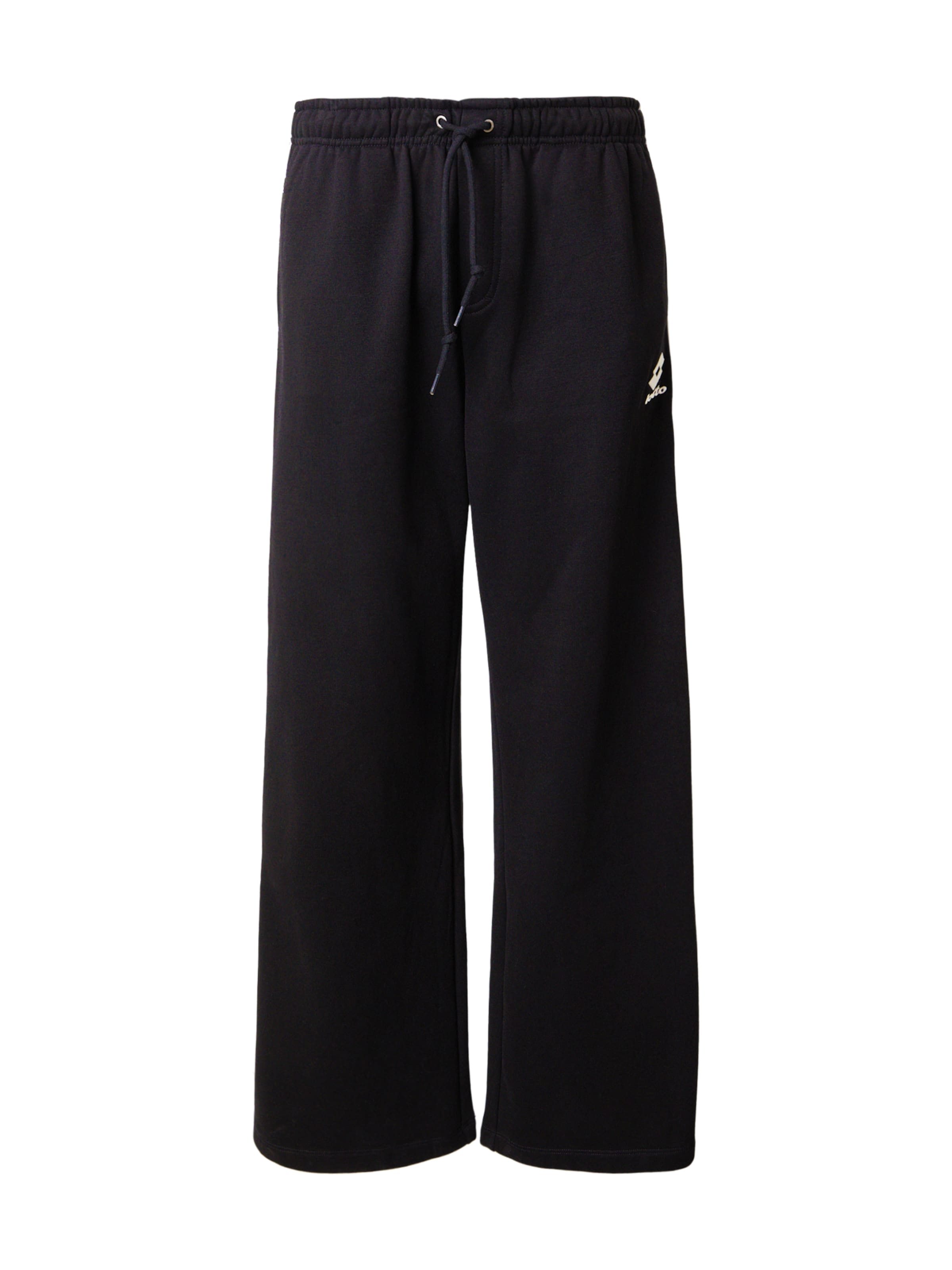 LOTTO Bő szár Sportnadrágok - fekete: elől