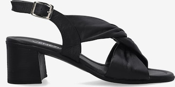 VENEZIA Sandale in Schwarz: Vorderseite