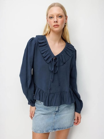 Camicia da donna di MixRay in blu