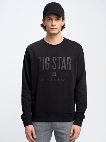 BIG STAR Sweatshirt 'ECODORT' in Zwart