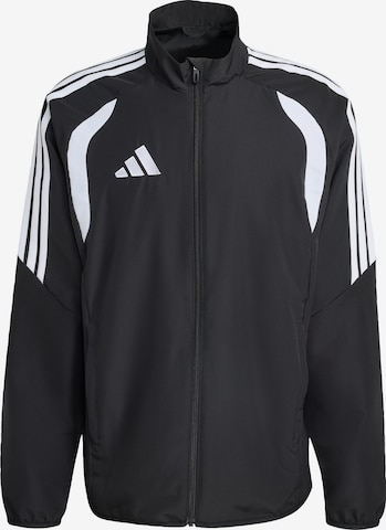 ADIDAS PERFORMANCE Athletic Jacket 'Tiro26 League' in Black: front