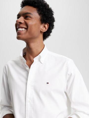 TOMMY HILFIGER - Ajuste regular Camisa de negocios en blanco