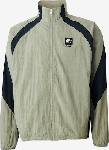 Nike Sportswear Prechodná bunda 'AIR' - Zelená: predná strana