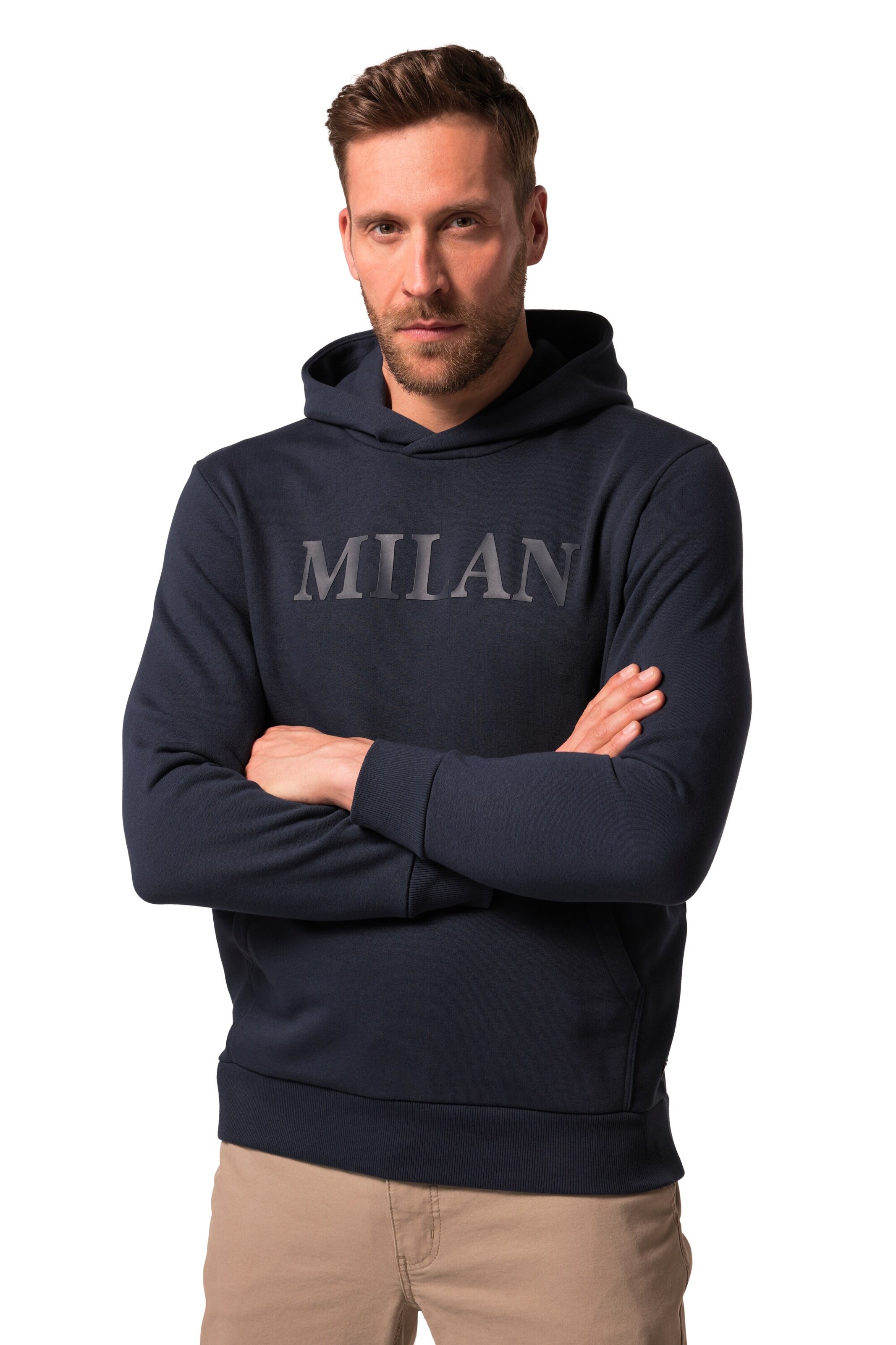 JP1880 Sweatshirt in Blauw: voorkant