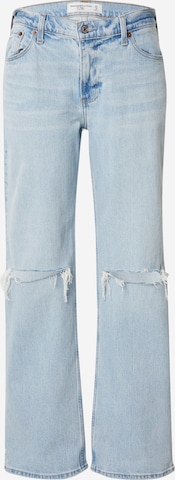 Abercrombie & Fitch Loosefit Jeans in Blauw: voorkant