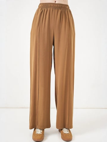 Pantalon Bigdart en marron : devant