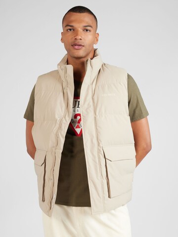 Gilet 'Maddox' di Les Deux in beige: frontale