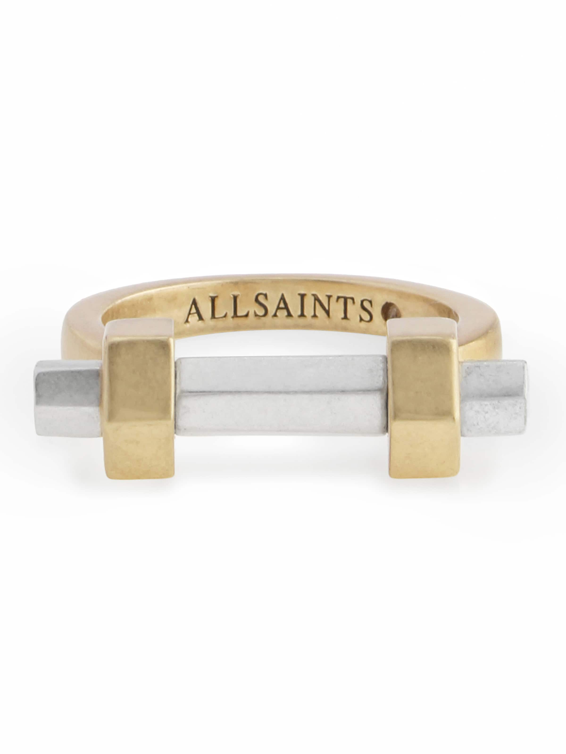 AllSaints - Pendientes 'Maeve Bolt' en oro