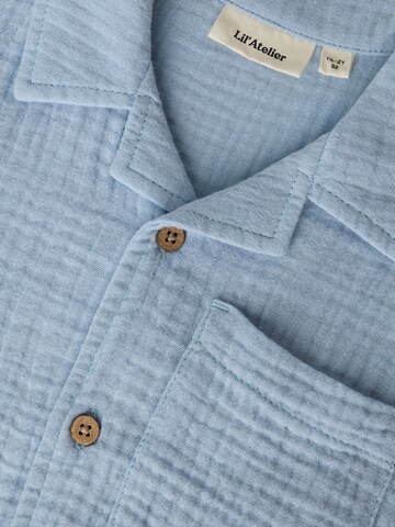 Lil'Atelier Regular fit Overhemd in Blauw