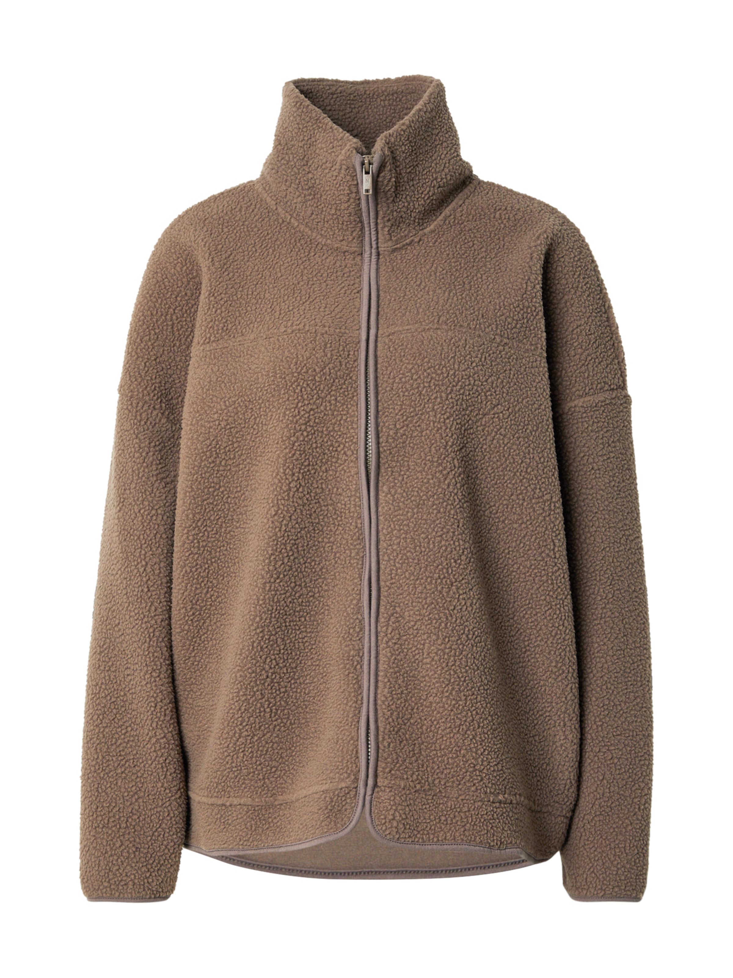 Noisy may Флисовая куртка 'NMCOZY' в Серый: спереди