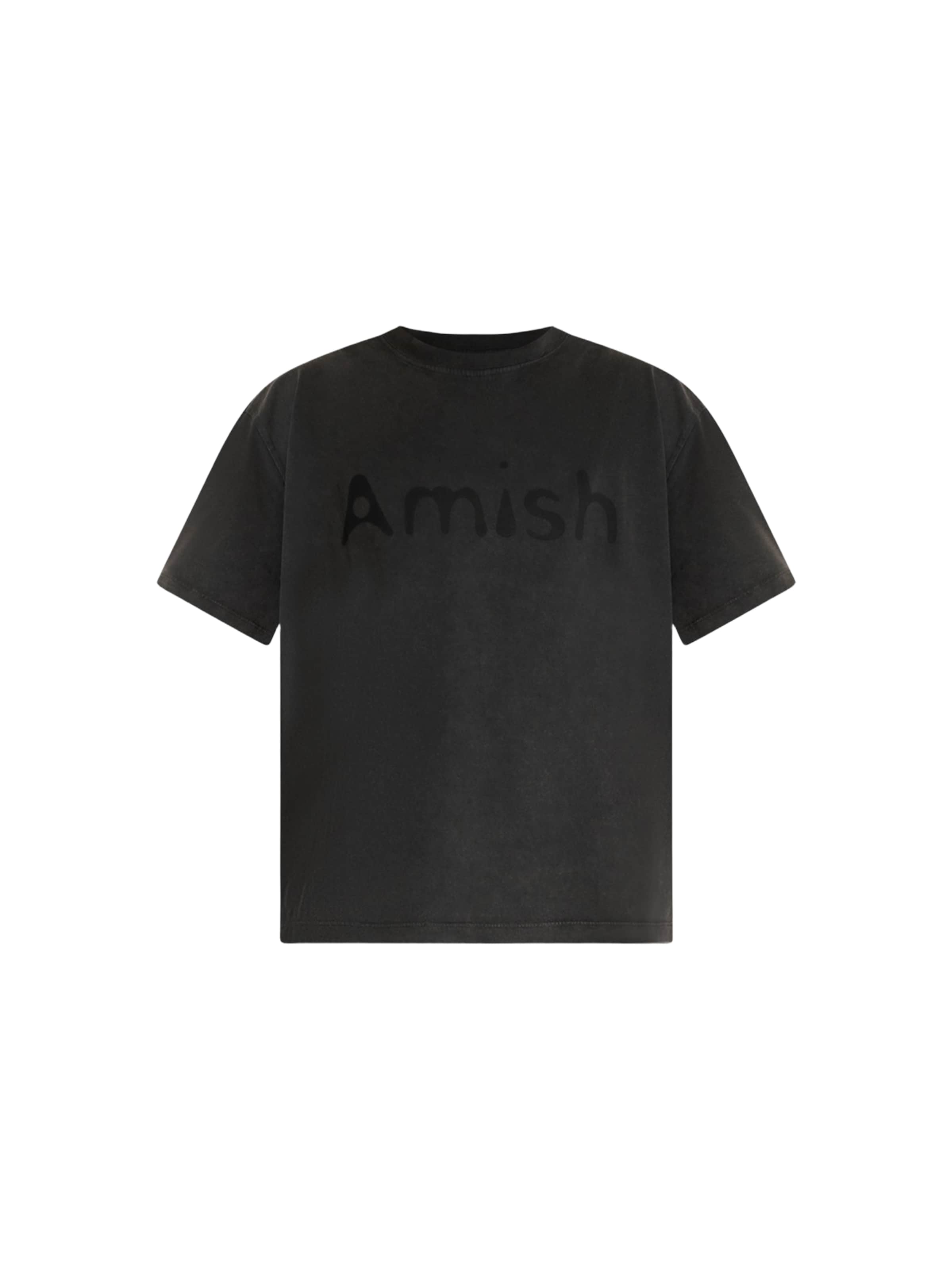 AMISH Shirt in Zwart: voorkant
