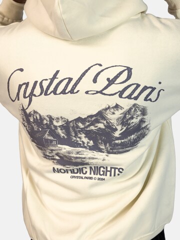 Crystal Paris Sweatshirt 'Nature' in White