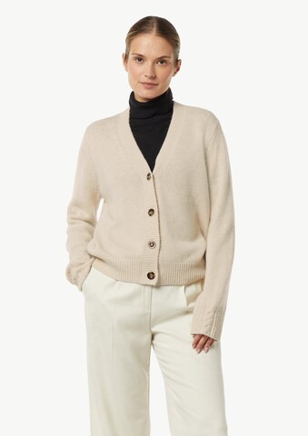 COMMA Knit cardigan in Beige: front