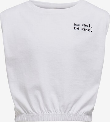 KIDS ONLY - Top 'Lisa' en blanco: frente