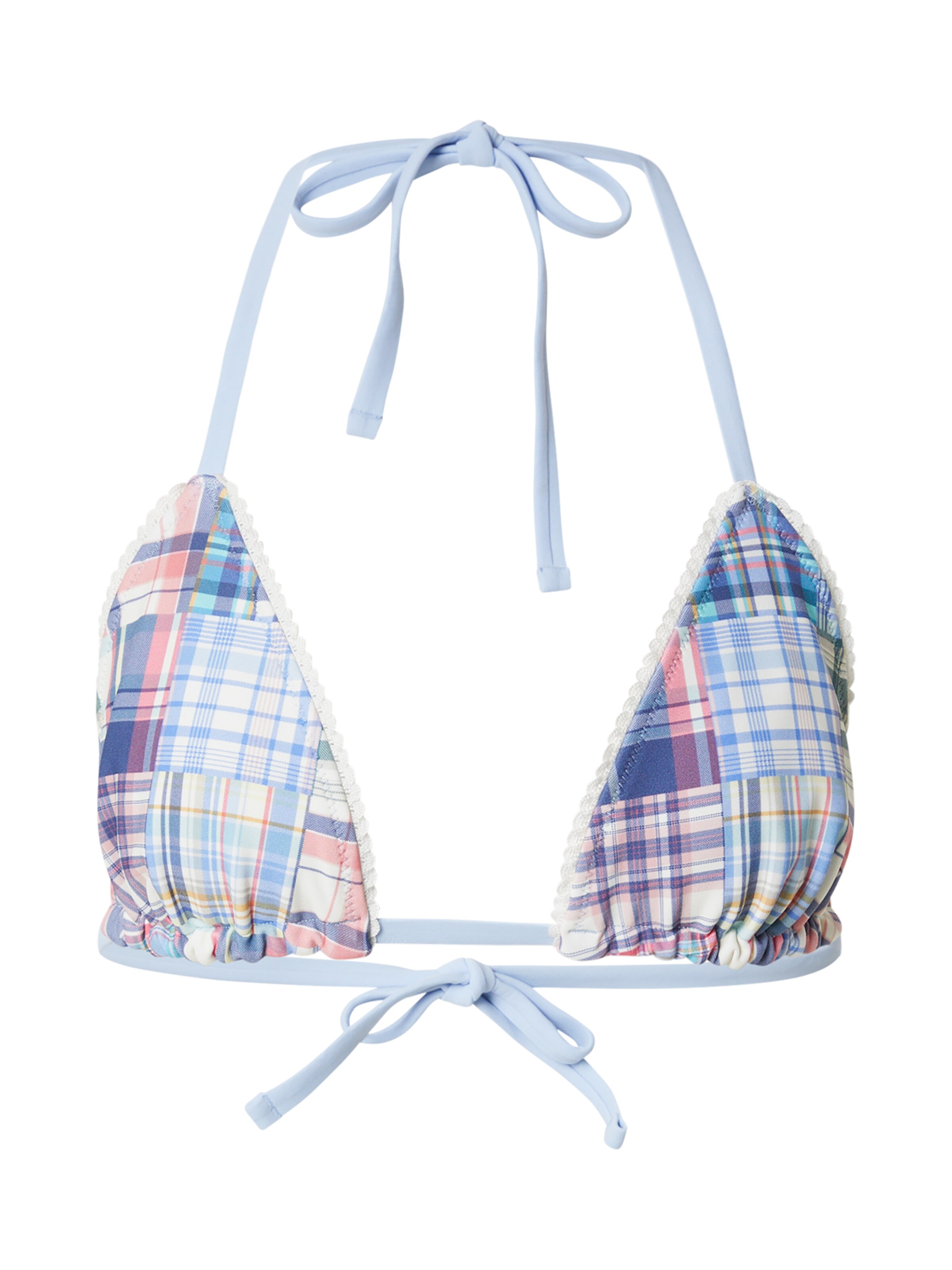 Abercrombie & Fitch Kolmio Bikinitoppi värissä sininen: etupuoli