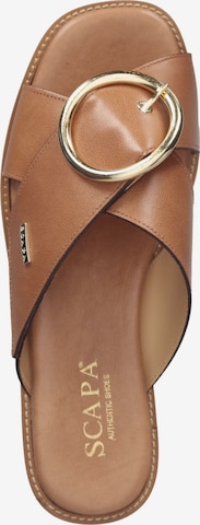 Mule SCAPA en marron