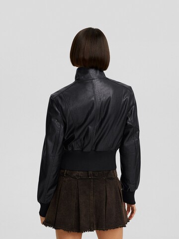 Veste mi-saison Bershka en noir