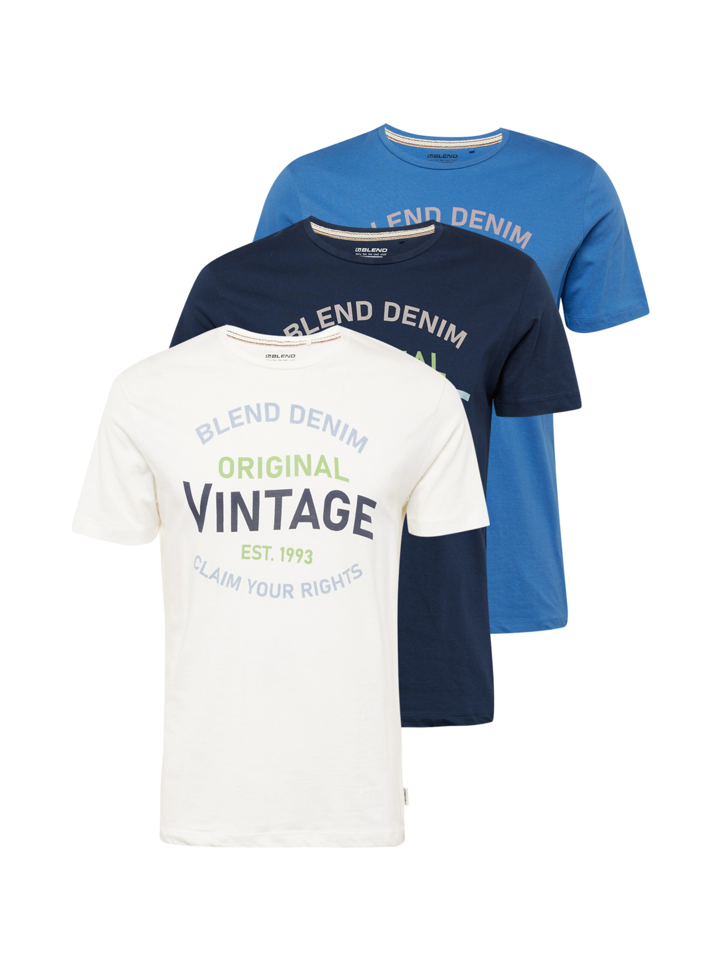 BLEND - Camisa em azul: frente