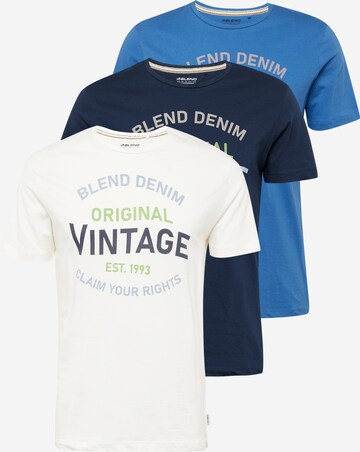 BLEND T-Shirt in Blau: predná strana