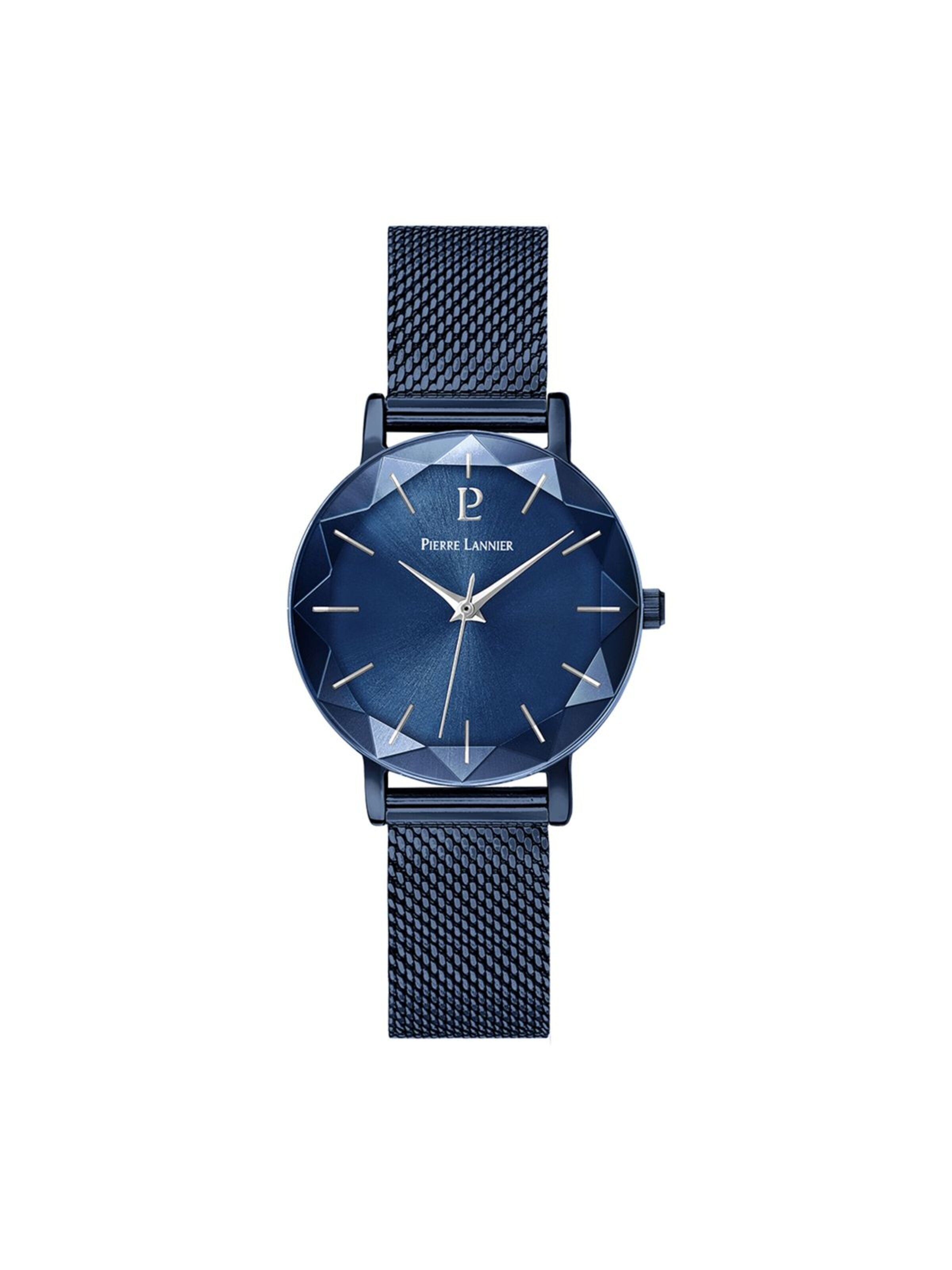 Montre à affichage analogique 'Multiples' Pierre Lannier en bleu : devant