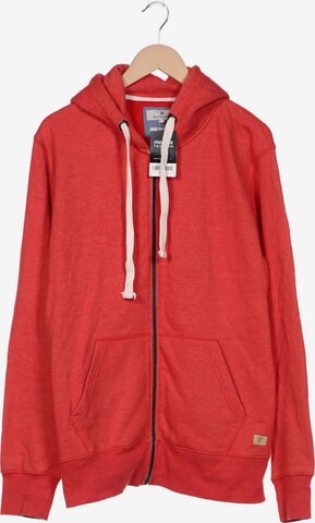 BASEFIELD Sweatshirt & Zip-Up Hoodie in XL in Red: front