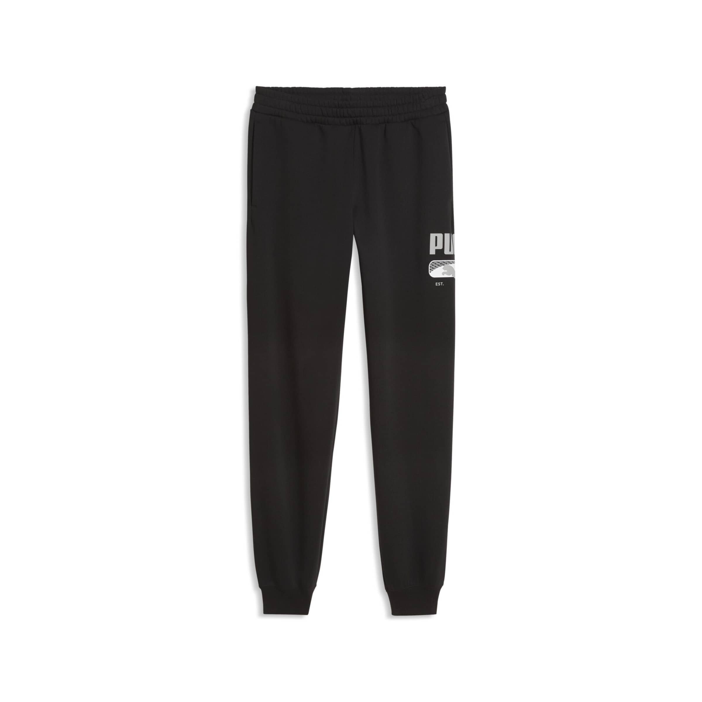 PUMA Sportbroek in S/Regular in de kleur Zwart, Productweergave