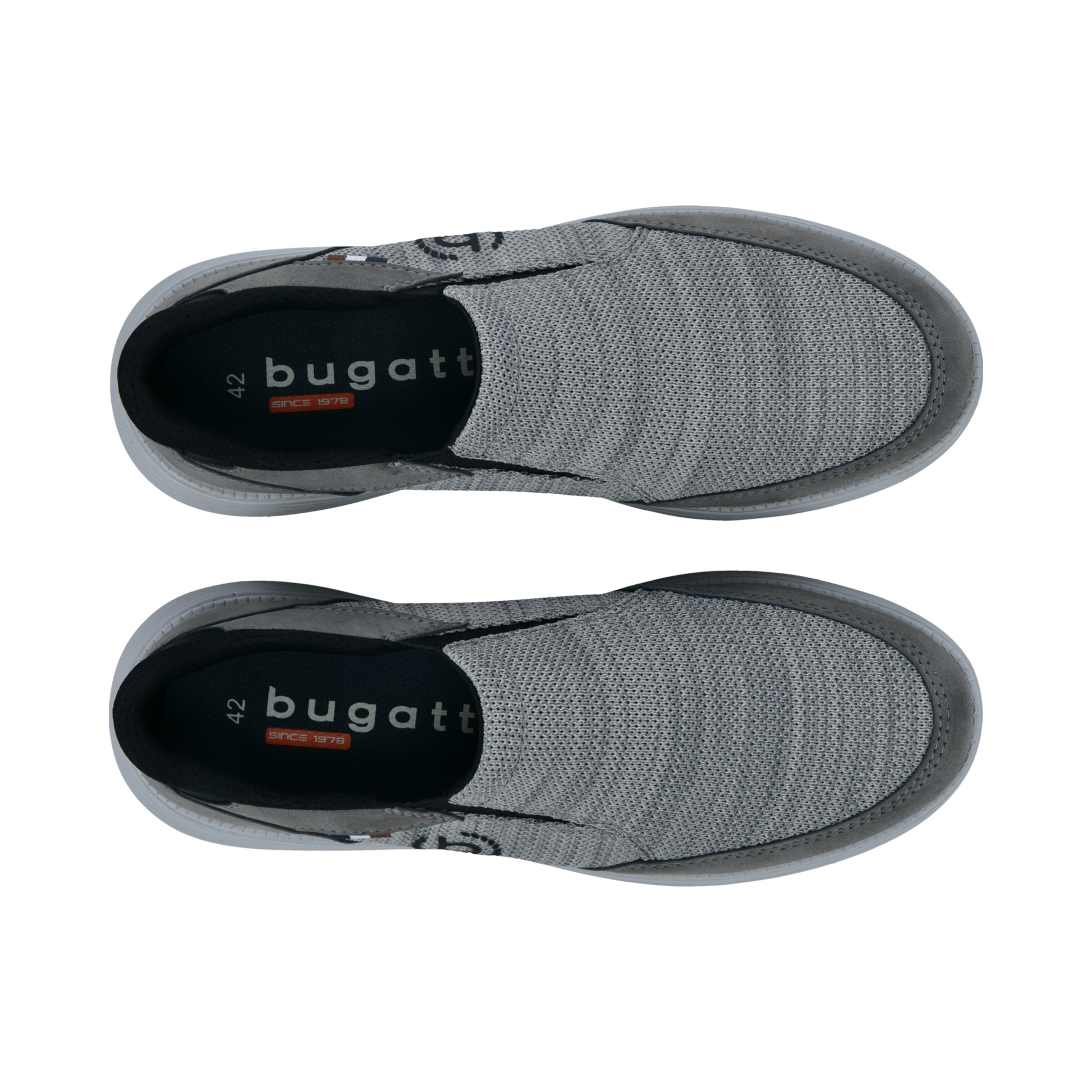bugatti Slip On in Grau