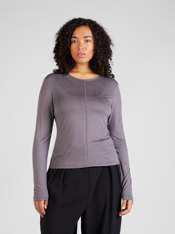 Guido Maria Kretschmer Curvy Shirt 'Ainsley' in Grau: predná strana