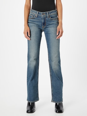 LEVI'S ® Bootcut Jeans 'Superlow Boot' in Blauw: voorkant
